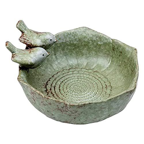 BNF® Bird Bath Garden Decor Statue Aquarium Fruit Plate Handicraft Ornaments|Home & Garden | Yard, Garden & Outdoor Living |Statues & Lawn Ornaments|1 Piece Ceramic Bird Bath Garden Decor. 3