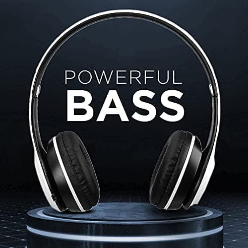 P47 Headphones Stereo, Memory Card Bluetooth Headset (White) 3