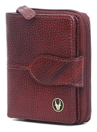 WildHorn Genuine Leather Women’s Wallet – Bi-Fold Clutch with 7 Card Slots, Cash Compartment & Zip Pocket (Bombay Brown) 5