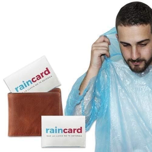 Olafur Pocket Size Disposable Raincoat for Men and Women for Travel Use | Easy to Carry Rains Card | Pocket Emergency Waterproof Rain Poncho | Rain Card (Multicolor, Pack of 5) 5