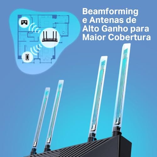 TP-Link Next-Gen Wi-Fi 6 AX3000 Mbps Gigabit Dual Band Smart Wireless Router, OneMesh Supported, Dual-Core CPU,HomeShield, Ideal for Gaming Xbox/PS4/Steam, Plug and Play (Archer AX53), Black 5