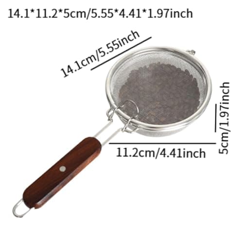 HEAVENGLOW Coffee Bean Roaster Reusable Multipurpose for Household Cafe Outdoor Camping|Home & Garden | Kitchen Dining & Bar | Small Kitchen Appliances |1 Piece Coffee Bean Roaster 3