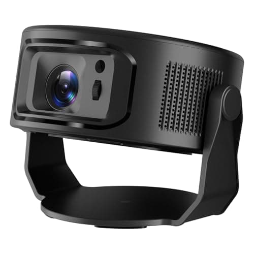 HY300Max Smart Mini Projector, Android 14, Native 720P HD, 4K & 1080P Supported, Auto Keystone, WiFi & Bluetooth, Portable LED Projector for Home Theater, Movies, Gaming & Outdoor Use (HY300Max)