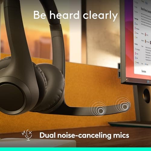 Logitech Zone 305 for Business, Wireless Bluetooth Headset with Microphone, for Google Meet, Google Voice, Zoom, Compatible with Windows, Mac, Chrome, Linux, iOS, iPadOS, Android 3