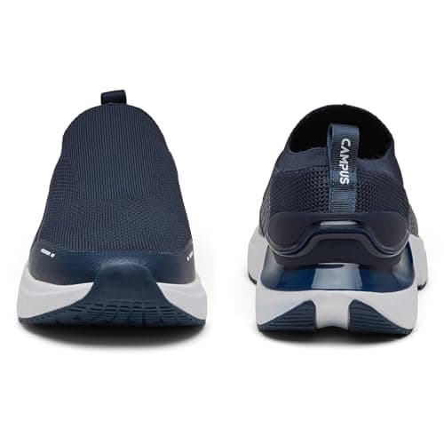 Campus Men's Flynn Walking Shoes Navy/WHT - 8UK/India 3