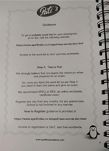 How to Prepare for WIZ National SPELL BEE Category 3 / 4 - Class 3 / 4 ... WORD LIST book (1500+ words) for INTER SCHOOL level ... also free 5 ... spelling books in India - all at amazon) 3