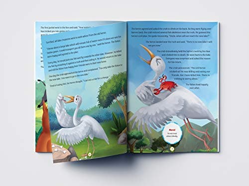 101 Tales The Great Panchatantra Collection - Collection of Witty Moral Stories For Kids For Personality Development (Hardback) 4