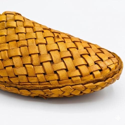 Kolhapuri Handcrafted Pure Leather men's sandals (UK Footwear Size System, Adult, Men, Numeric, Medium, 9) 5