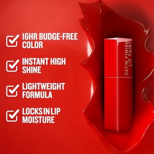 Daily Life Forever52 Satin Finish Lip Paint | Long-Lasting 16-Hour Wear | Moisturizing, Lightweight | Glossy, Smooth & Plump Lips (Coral Curve 04, Pink 4g) 4