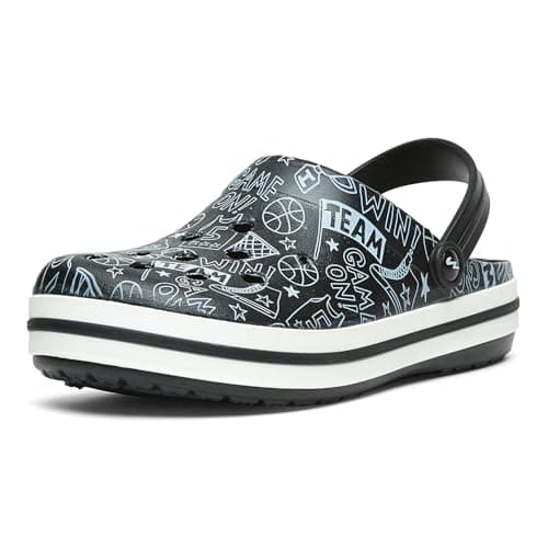 Campus Men's GC-4025 BLACK Clogs - 9UK/India GC-4025