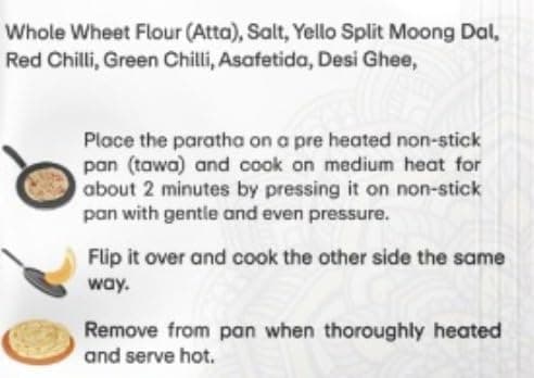Dryfii Ready-to-Eat Methi Paratha – 5 Pieces (Pack of 1) | Authentic Indian Fenugreek Flatbread | No Preservatives | Quick & Easy Meal | Ideal for Travel, Office, and Home 4
