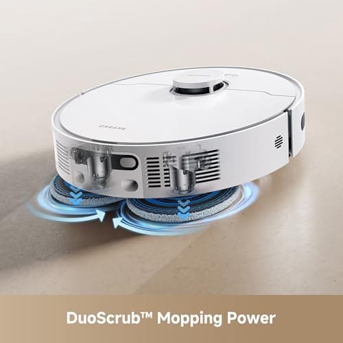 DREAME D20 Ultra Robot Vacuum Cleaner, 13,000Pa Suction, Self-Cleaning & Drying Mop, Auto-Empty for 100 Days, 370-Min Long Battery, Smart Carpet Detection, App & Voice Control 5