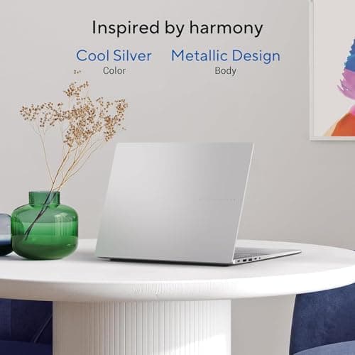 ASUS Vivobook S16 OLED, Intel Core Ultra 7 255H, 16GB RAM, 512GB SSD, 16", Win11, Office 2024, M365 Basic(1Year)*, Cool Silver, 1.7Kg, S3607CA-SH077WS, Intel Arc iGPU,Metallic Design Laptop, AI PC 3