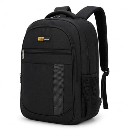 Stylbase 30L Laptop Backpack, Travel Backpack for Men & Women, Multi-Compartment Office & College Bag, Water-Resistant, Fits 15.6 Inch Laptop, Large Capacity Business Backpack (Black)