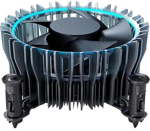 NEXSA 12V 4-Pin CPU Cooler Fan with Copper Aluminum Heatsink for LGA1700 Socket, Compatible with Intel 12th Gen Processors, High Airflow Low Noise Processor Cooling Fan for Desktop PC – Black 4