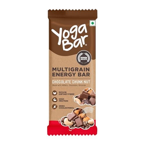 Yogabar Chocolate Chunk Multigrain Energy Bar - 35g
