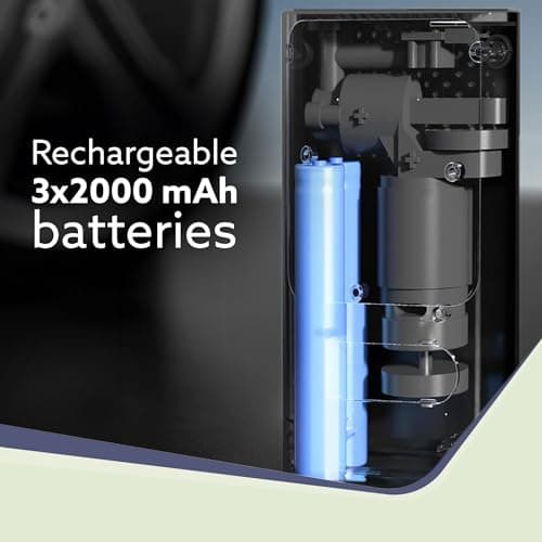 AGARO Regency Cordless Tyre Inflator, Rechargeable, 6000 mAh (3 * 2000) Batteries, Up to 150 PSI Air Pump for Car, Bike, Foot Balls, Inflatables, Portable Air Compressor, Power Bank, Multipurpose Use 5