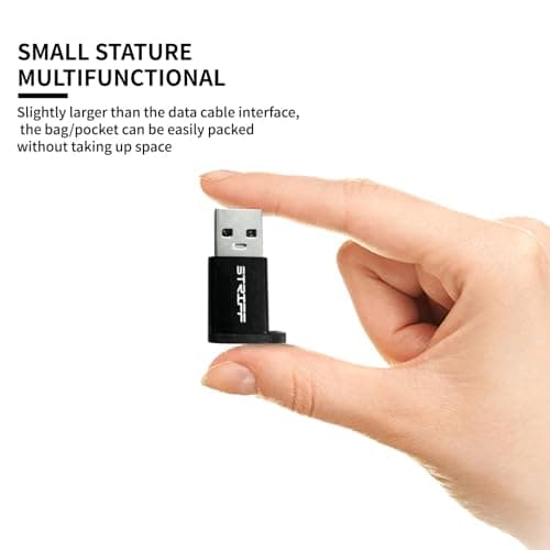STRIFF OTG Type A to Type C Connector Compatible with All USB Devices 5