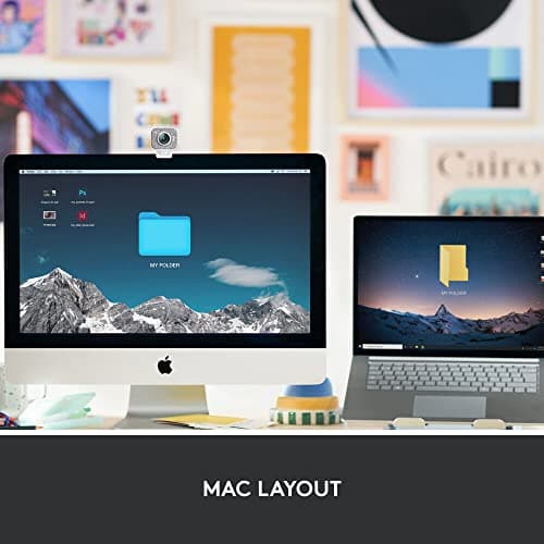 Logitech MX Keys Mini for Mac Minimalist Wireless Illuminated Keyboard with Free Adobe Subscription, Compact, Bluetooth, Backlit Keys, USB-C, Tactile Typing, Metal Build-Pale Grey 2