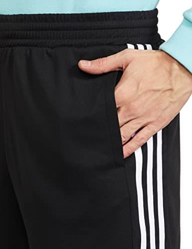Adidas Men Polyester M CLS SHORTS, Training Shorts, BLACK/WHITE, Large 4