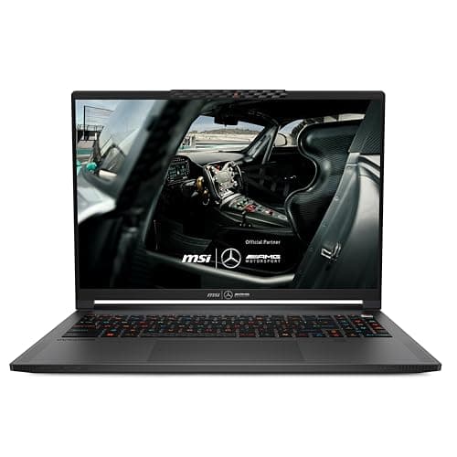 MSI Stealth 16 Mercedes-AMG Motorsport,Intel Core Ultra 9 185H,41CM QHD+ OLED,240hz Gaming Laptop(32GB/2TB NVMe SSD/Windows 11 Home/GeForce RTX 4070,GDDR6 8GB/Selenite Gray/1.99Kg),A1VGG-295IN