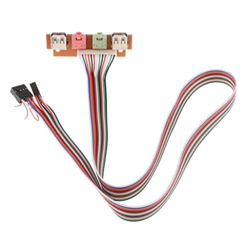 Club Bollywood®PC Computer Case Front Panel USB Audio Port Mic Earphone Cable 7.3CM|Computers/Tablets & Networking | Computer Components & Parts |1x USB Audio Port Mic Earphone Cable