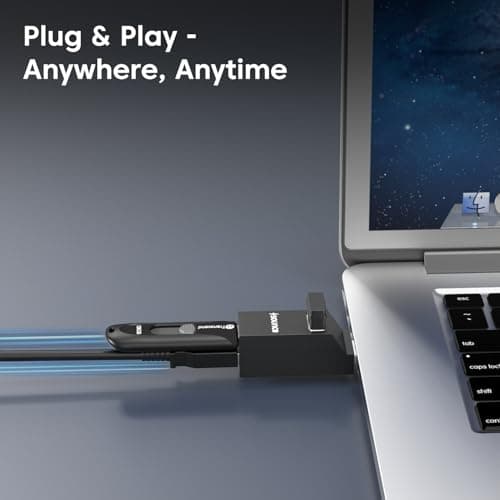 Sounce 180 HB USB Hub 3-Port USB 3.0 High-Speed Hub Ultra-Fast 5Gbps Data Transfer Lightweight, Compact, Multi-OS Compatible Plug & Play for Laptops, PCs, Mac, and More - (Black) 5