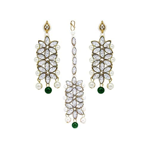 ASMITTA Stunning Gold Plated Jewellery Set for Women - NS1166PCGLDSB5 4