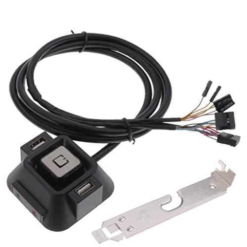 BNF® Desktop PC Computer Power Switch&USB Port &Reset Button&3.5mm Audio Jack|Computers/Tablets & Networking | Computer Components & Parts |Case Parts & Accessories|1x Desktop Switch