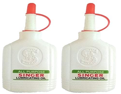 SINGER Sewing Machine Lubricating Oil for Textile Machinery Pack Of 2-50 Ml Each.