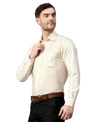 Cantabil Formal Shirt for Men Lemon 3