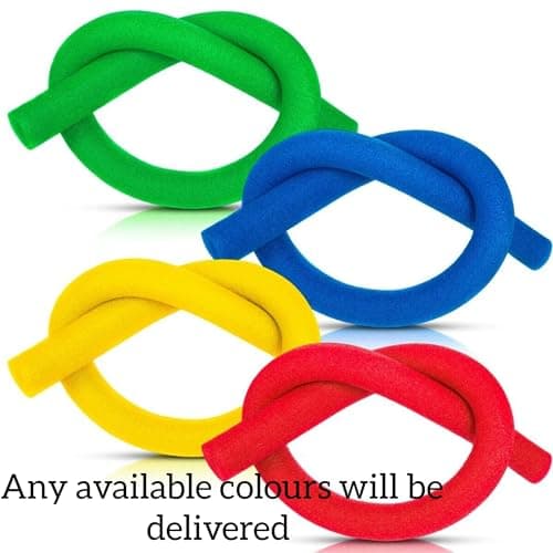 Hope Kart Swimming Pool Floater Floating Pool Noodles Set Stick Ring Foam for Kids, Adults, Multicolor, 4 Feet x 6 cm Dia, Pack of 1 4
