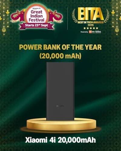 Xiaomi Power Bank 4i 20000mAh 33W Super Fast Charging PD |Smart 12 Layer Protection|Type C Input & Output|Triple Output Ports|Supports Android,Apple, Tablets, Earbuds,Watch(MI Powerbank),Black 2