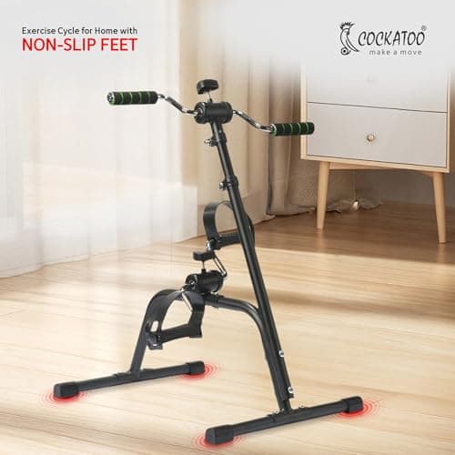 Cockatoo Step Flex Pedal Exercise with Long Handle, Exercise Cycle for Home with Non-Slip Feet, Ideal for Leg & Arm Workouts 3