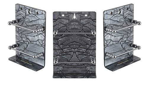 STIMULUS Acrylic Grey Mobile Phone Stand Set of 3 – Wall-Mounted Multi-Purpose Holder for Smartphones, TV Remotes, & Charging – Strong Adhesive, Space-Saving, Made in India