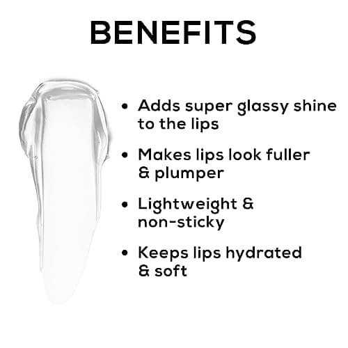 RENEE Hot Lips -Clear Lip Gloss | High-Glossy Shine | Enriched with Vitamin E | Lightweight | Non Sticky | Hydrating Formula | 4.5ml 2