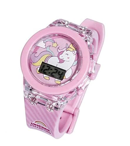 SHASHIKIRAN Rubber Digital Kid's Watch (Multicolor Dial Colored Strap)