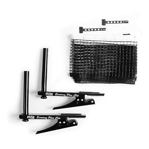 STAG ICONIC Economy Plus Table Tennis Net & Post Set | Beginner-Friendly | Durable Alloy Steel Frame | Spring Clamp Quick Setup | Indoor & Outdoor Use | Lightweight & Portable 4