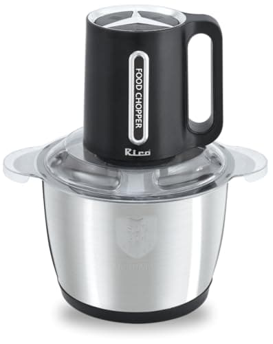 Rico 3 Litre electric chopper with 1 Year Replacement Warranty (stainless steel).