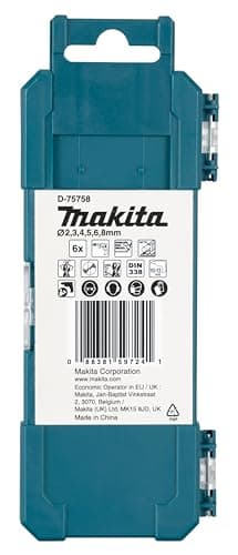 Makita D-75758 HSS-Cobalt Drill bit set for Stainless steel (2,3,4,5,6 & 8mm) 4