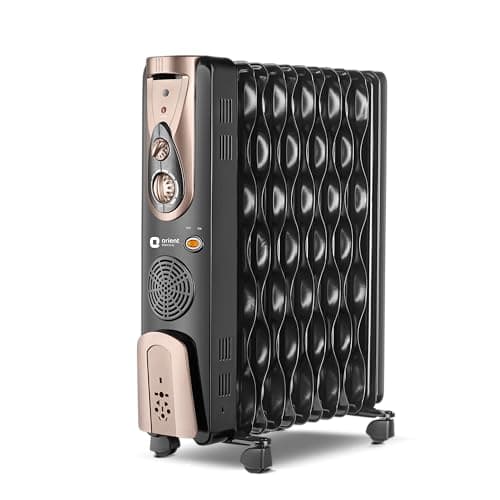 Orient Electric Comforter Collection 11 fin Oil Filled Radiator | Advanced S-Shaped Fins |2900W Power| with PTC Fan Heater| 3 Heat Settings | 2 Years Warranty