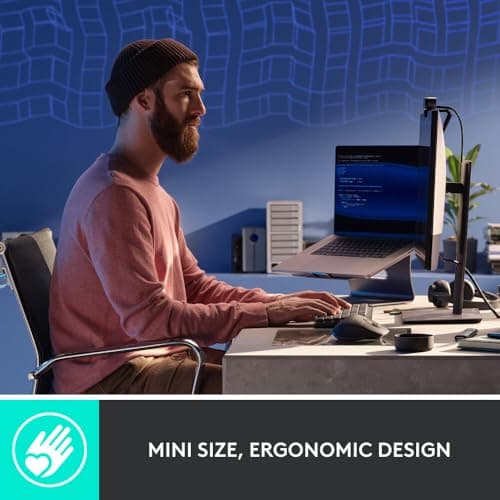 Logitech MX Mechanical Mini Wireless Illuminated Keyboard with Free Adobe Subscription, Linear Switches, Backlit, Bluetooth, USB-C 3