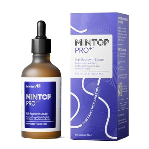 Mintop Pro Plus| Hair Regrowth Serum by Dr Reddys|Fortified with Redensyl, Procapil, Biotin and Copexil| Proven Hair Fall Control| Scalp Nutrition| 50 Ml 2