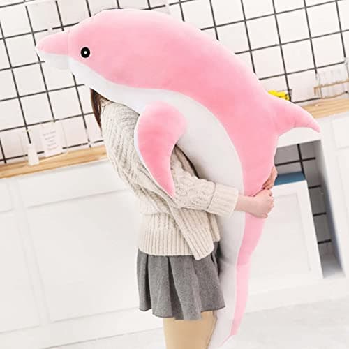 Meadawgs® Dolphin Stuffed Animals Toy Sleeping Pillow for Home Decoration Pink 50cm|Baby | Toys for Baby | Plush Baby Toys|1 Plush Toy 5