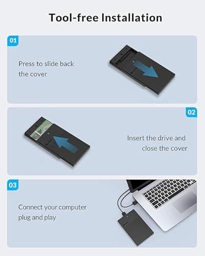 500GB External Portable USB 3.0 High Speed Hard Drive,Compatible with Laptop, Desktop Pc, Mac, PS4, Xbox, iPad, Tablet, Mobile (Black) 500 GB Portable HDD Drive 3