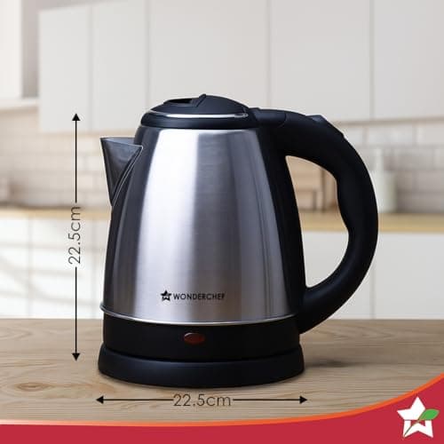 Wonderchef Crescent Electric Kettle 1.5 Litres, 2 years Warranty 3