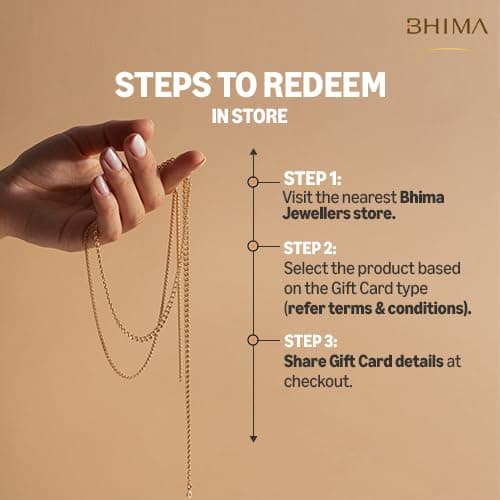 Bhima Jewellers Jewellery |Upto 1% Cashback| E-Gift Card | Instant delivery | Valid for in-store and online purchases | Ideal gift for birthday, anniversary & wedding 4