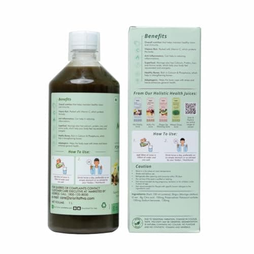 Sri Sri Tattva Shuddhta Ka Naam | Moringa Juice | Natural Detox | Supports Weight Loss | No Added Sugar 1 L 2