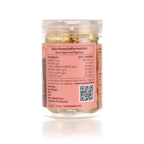 Equisential – Dry Fruit Laddoo | Purely Made with Mixed Dry Fruits and Nuts | No Sugar | No Jaggery | In Dates | 300GM | 4