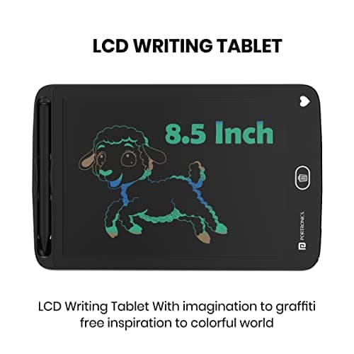 Portronics Ruffpad 8.5M Multicolor LCD Writing Pad with Screen 21.5cm (8.5-inch) for Drawing, Playing, Handwriting Gifts for Kids & Adults, India's first notepad to save and share your child's first c 2